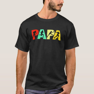 Camiseta Pai de Rugby Papa Rugby Padre Retro