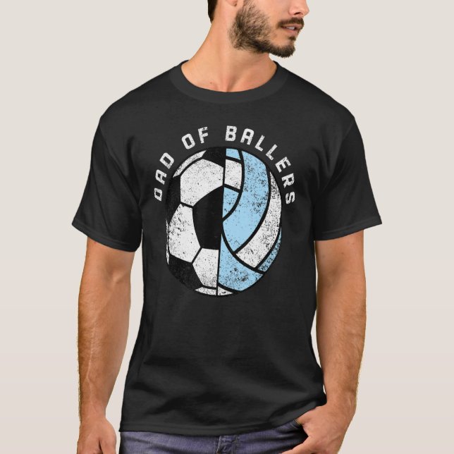 Camiseta Pai De Sacos, Pai De Voleibol (Frente)
