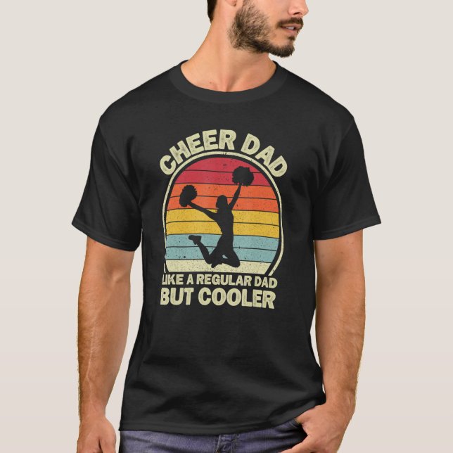 Camiseta Pai De Saúde Para Os Homens, Cheerleader De Cheerh (Frente)
