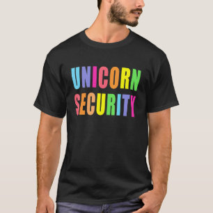 Camiseta Pai de Segurança Unicórnio Mãe Filha Adulto Hallow