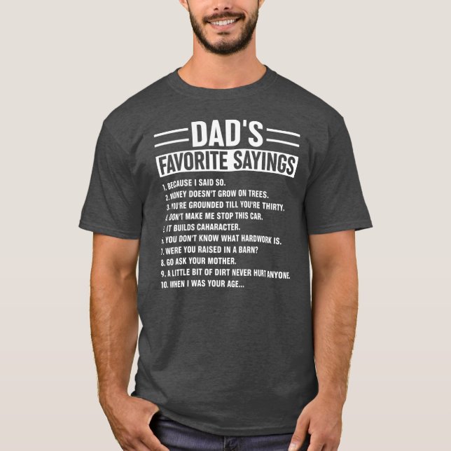 Camiseta Pai De Sens Dito Favorito Engraçado Dia de os pais (Frente)