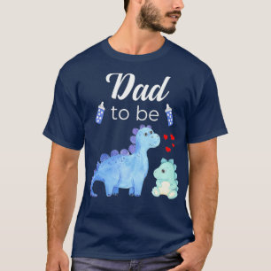Camiseta Pai De Ser Chá de fraldas De Dinossauro Para Garo