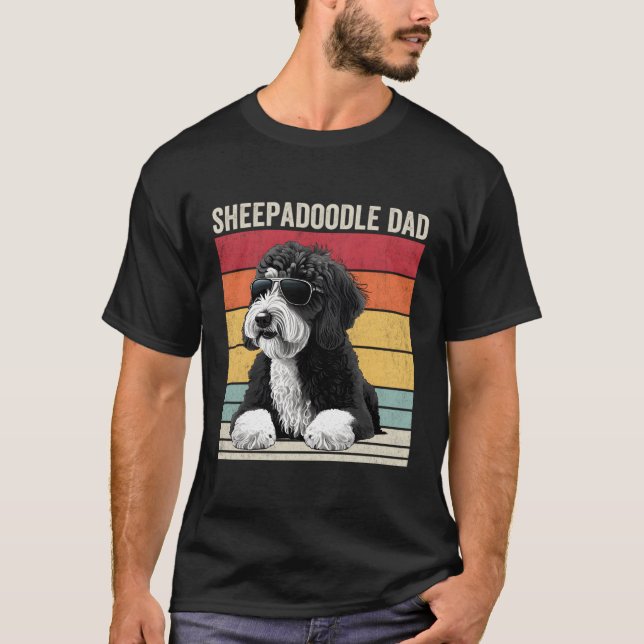 Camiseta Pai de Sheepadoodle (Frente)
