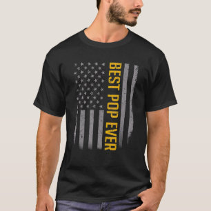 Camiseta Pai De Sinalizador Americano Para O Melhor Dia de