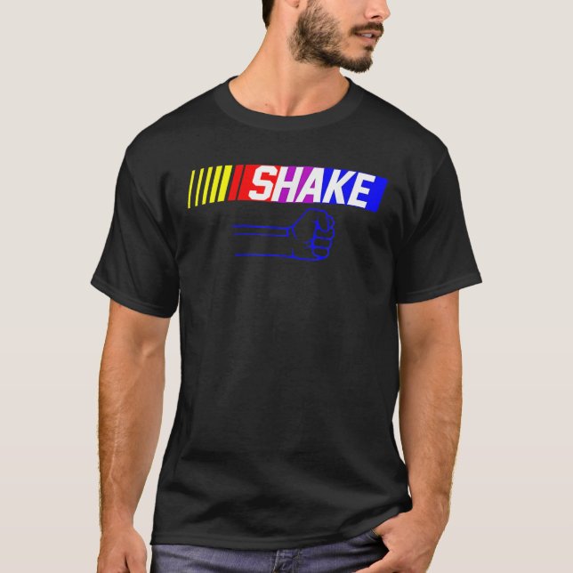 Camiseta Pai De Sobrecarga Da Família Shak E Assar (Frente)
