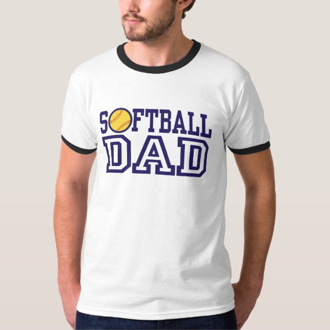 Camiseta Pai de Softball (Frente)