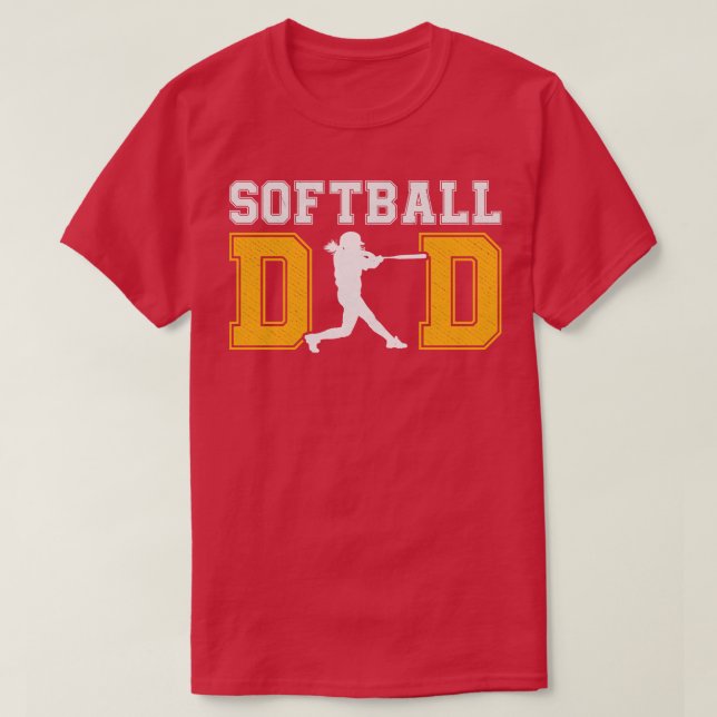 Camiseta Pai de Softball (Frente do Design)