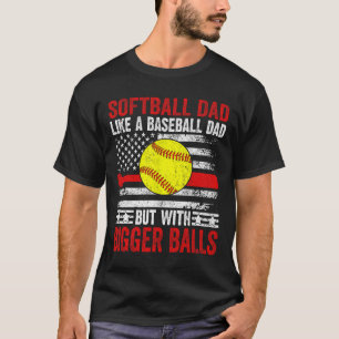 Camiseta Pai de Softll Vintage Engraçado Como um Pai de Ven