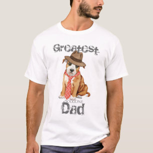 Camiseta Pai de Staffordshire bull terrier