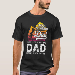 Camiseta Pai De Subida De Rocha Retro Tal Como Uma Gordura