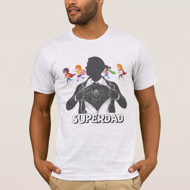 Camiseta Pai de super-herói (Frente)