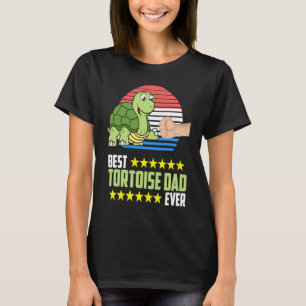 Camiseta Pai de Tartaruga Répteis Animal de Estimação Dono