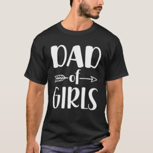 Camiseta Pai De Teias Raparigas Presente A Pai De Daugh