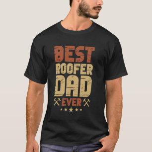 Camiseta Pai de telhadista trabalhador da construção civil 