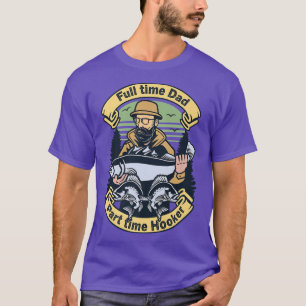 Camiseta Pai de tempo Parte do tempo do cheio HookerVintage