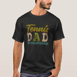 Camiseta Pai de Tenista Vintage Posição Mais Estressante No