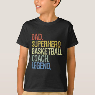 Camiseta Pai de treinador de basquete