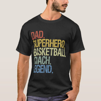 Camiseta Pai de treinador de basquete