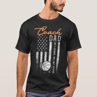 Camiseta Pai De Treinador De Basquete Como Um Pai Normal Ap