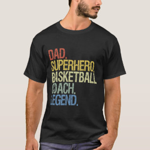 Camiseta Pai de treinador de basquetebol