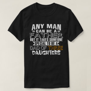 Camiseta Pai de três filhas