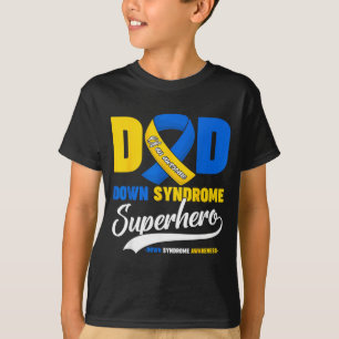 Camiseta Pai de um filho super-herói incrível com Síndrome