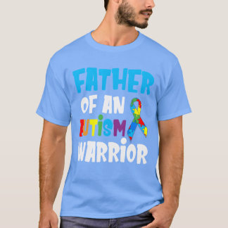 Camiseta Pai De Um Guerreiro Autismo Orgulhoso Dizendo Rapa