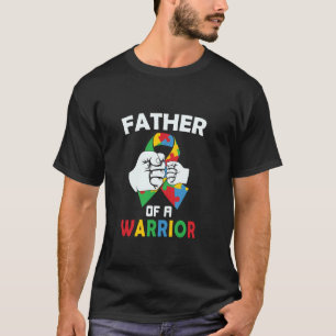 Camiseta Pai De Um Guerreiro Fita Soco de Punho Consciência
