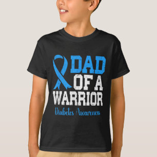 Camiseta Pai De Um Guerreiro T1d Sensibilização Para A Diab
