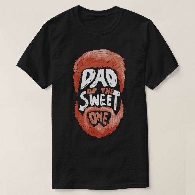 Camiseta Pai De Uma Barba Doce (Frente do Design)