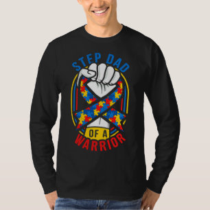 Camiseta Pai De Uma Combinação De Consciência Do Autismo Do