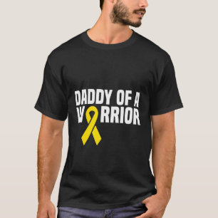 Camiseta Pai de uma leucemia guerreira crianças Cancer de i
