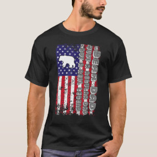 Camiseta Pai De Urso Apenas Um Pai Regular Mas Uma Legenda