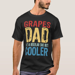 Camiseta Pai de Uvas Mens Como um Pai normal, mas mais resf
