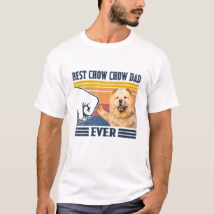 Camiseta Pai De Vaca Da Melhor Chow De Cachorro Engraçada F