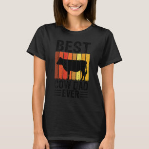 Camiseta Pai De Vaca De Menores De Fazenda De Vaca De Farma