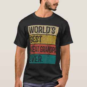 Camiseta Pai de Vintage Eterno do Mundo do Melhor Excelente