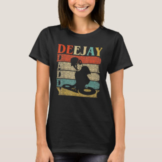 Camiseta Pai De Vintagem Retroativa Pai Dj Deejay Rave