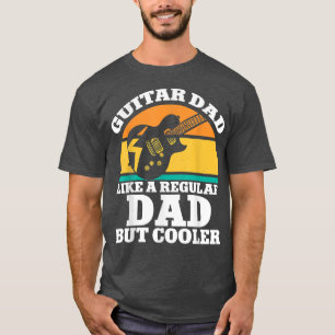 Camiseta Pai De Violão Como Pai Regular Mas Guitarrista Mai