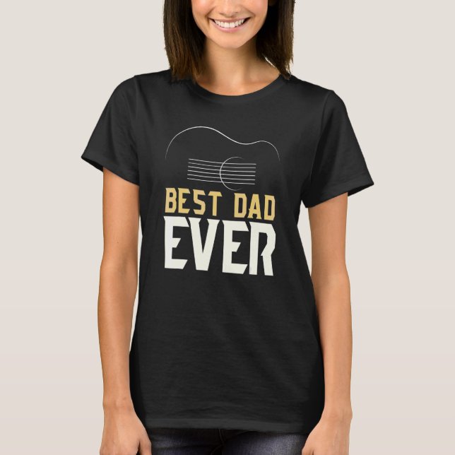 Camiseta Pai De Violão Mens - Melhor Professores De Violão  (Frente)
