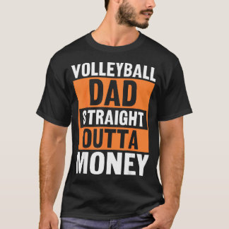 Camiseta Pai de Volei Reto do Dinheiro Engraçado Srts Par
