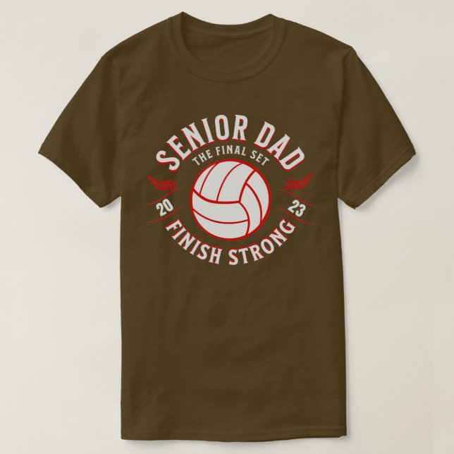 Camiseta pai de Voleibol do Mais velho 2023 (Frente do Design)