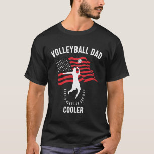 Camiseta Pai de voleibol - Mais frio que o Pai normal