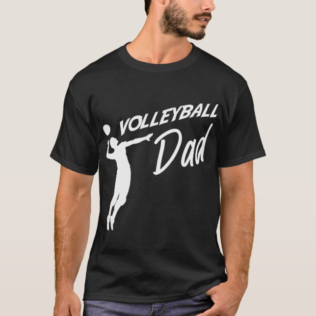 Camiseta Pai de Voleibol Padre (Frente)