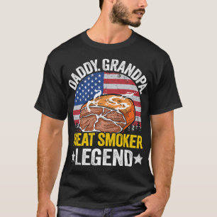 Camiseta Pai de vovô Pai de lente fumante de vovô