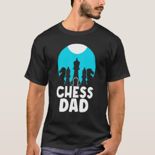 Camiseta Pai De Xadrez Corresponde Ao Jogador De Hobby Pai