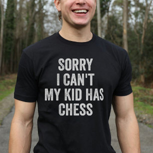 Camiseta Pai de Xadrez Mãe de Xadrez Pai Engraçado