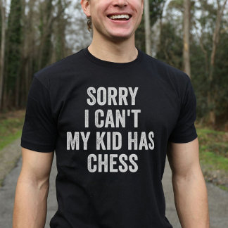 Camiseta Pai de Xadrez Mãe de Xadrez Pai Engraçado