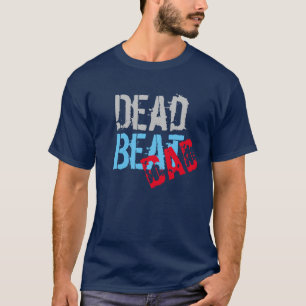 Camiseta pai deadbeat, ideia engraçada do presente do dia