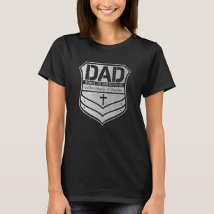 Camiseta Pai Dedicado E Devotado Dia de os pais Feliz
